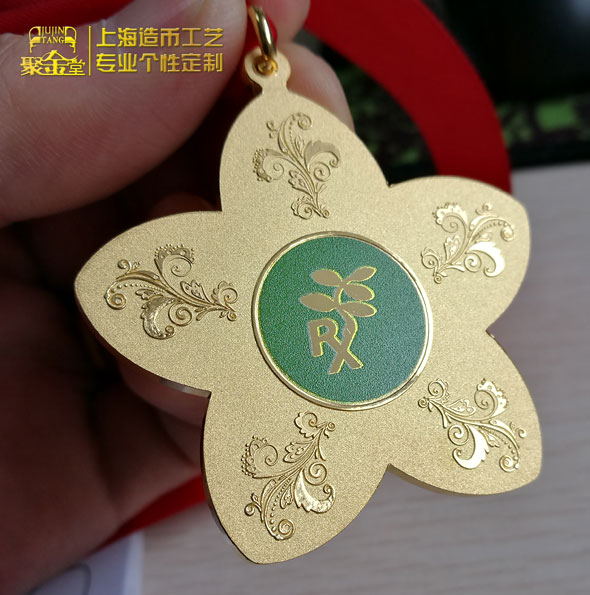 異形銀鍍金彩色獎牌_銀牌定制 勛章定制 獎牌定做 銀獎牌定做