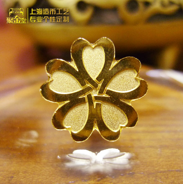 唐人神純金胸徽定制_ 定做胸針 純金章定做 胸徽定制 紀念金獎牌定制