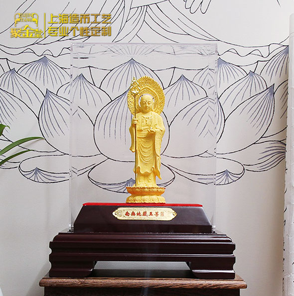 佛主絨沙金擺件定制_定做立體純金擺件 定制立體擺件