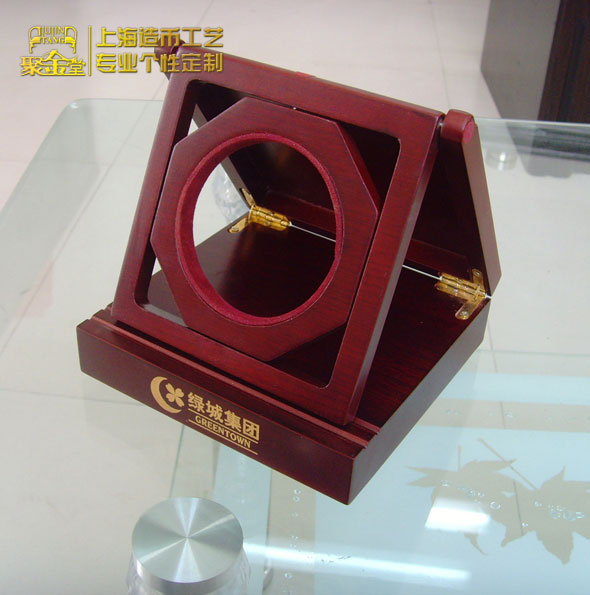 三角支架折疊展示木盒