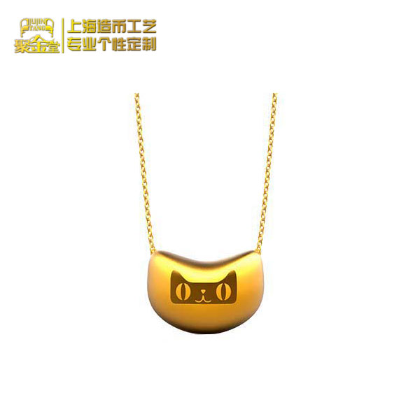 天貓金豆豆定制_純金項(xiàng)鏈定制 企業(yè)金飾定做