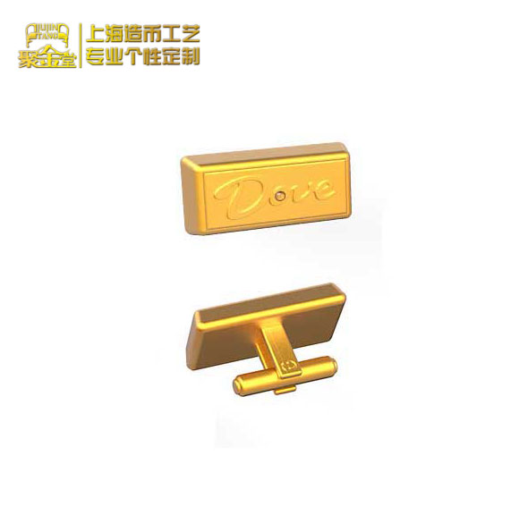 德芙純金袖扣定制_定做金飾 純金飾品定做