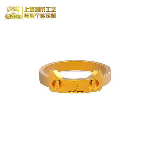 天貓戒指定制_企業(yè)金飾定做 純金戒指定制