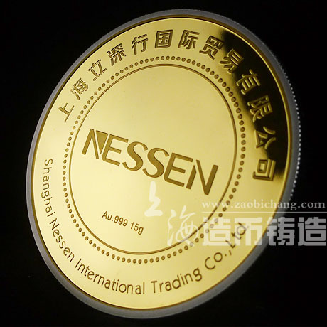 上海造幣廠定制金銀章加工